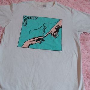 Obey pass the joint cigarette t-shirt